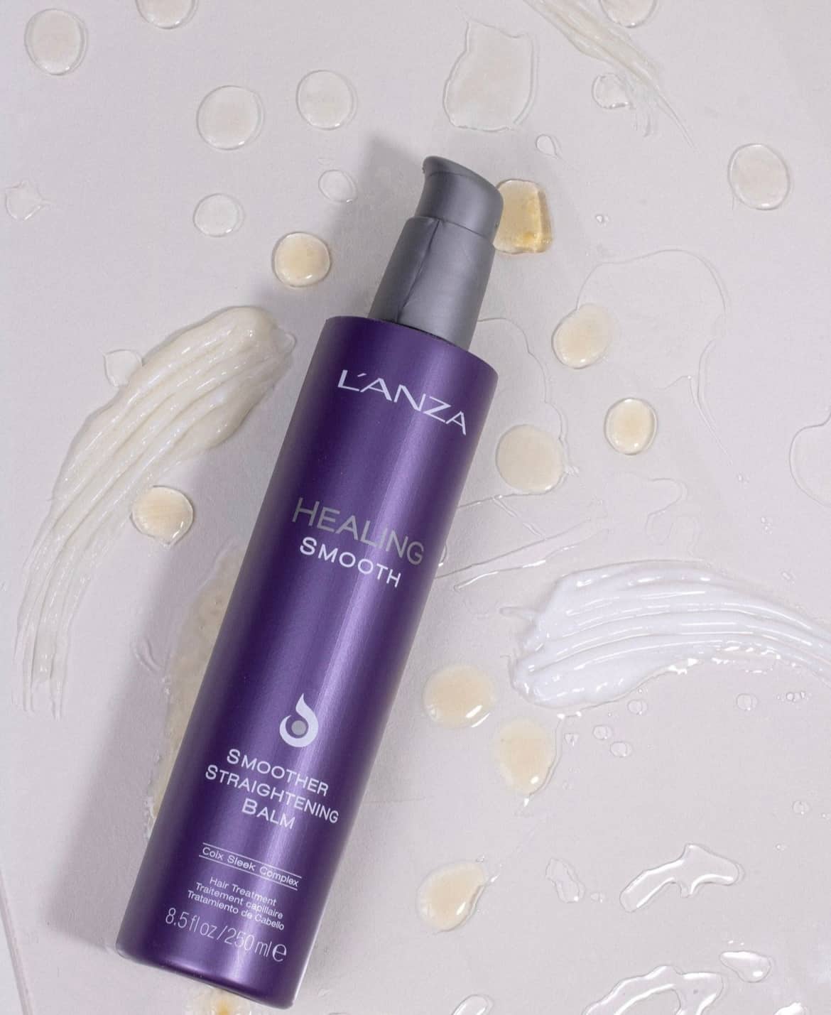 Розгладжувальний термозахисний бальзам для волосся LʼANZA Healing Smooth Smoother Straightening Balm, 250 ml - 3